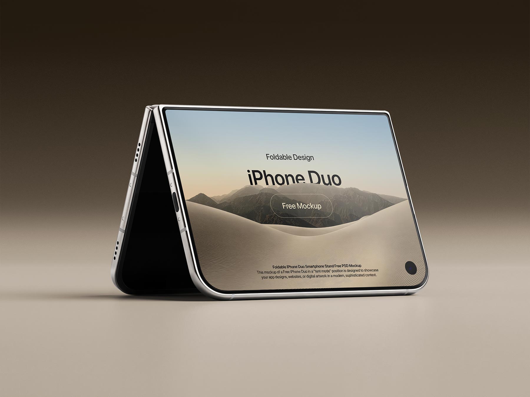 Free iPhone Duo Mockup
