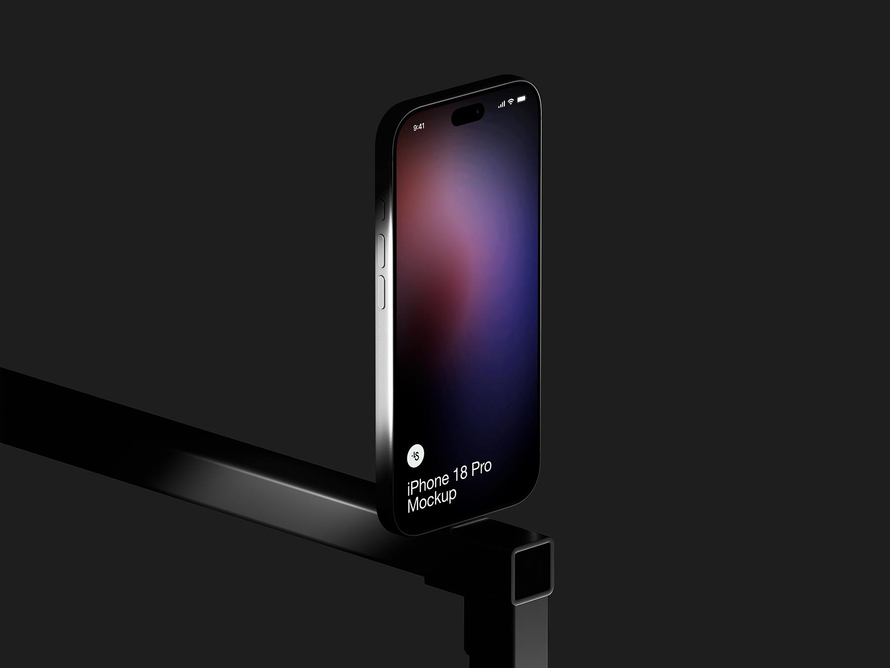 free-standing-iphone-18-pro-mockup-on-metal-frame