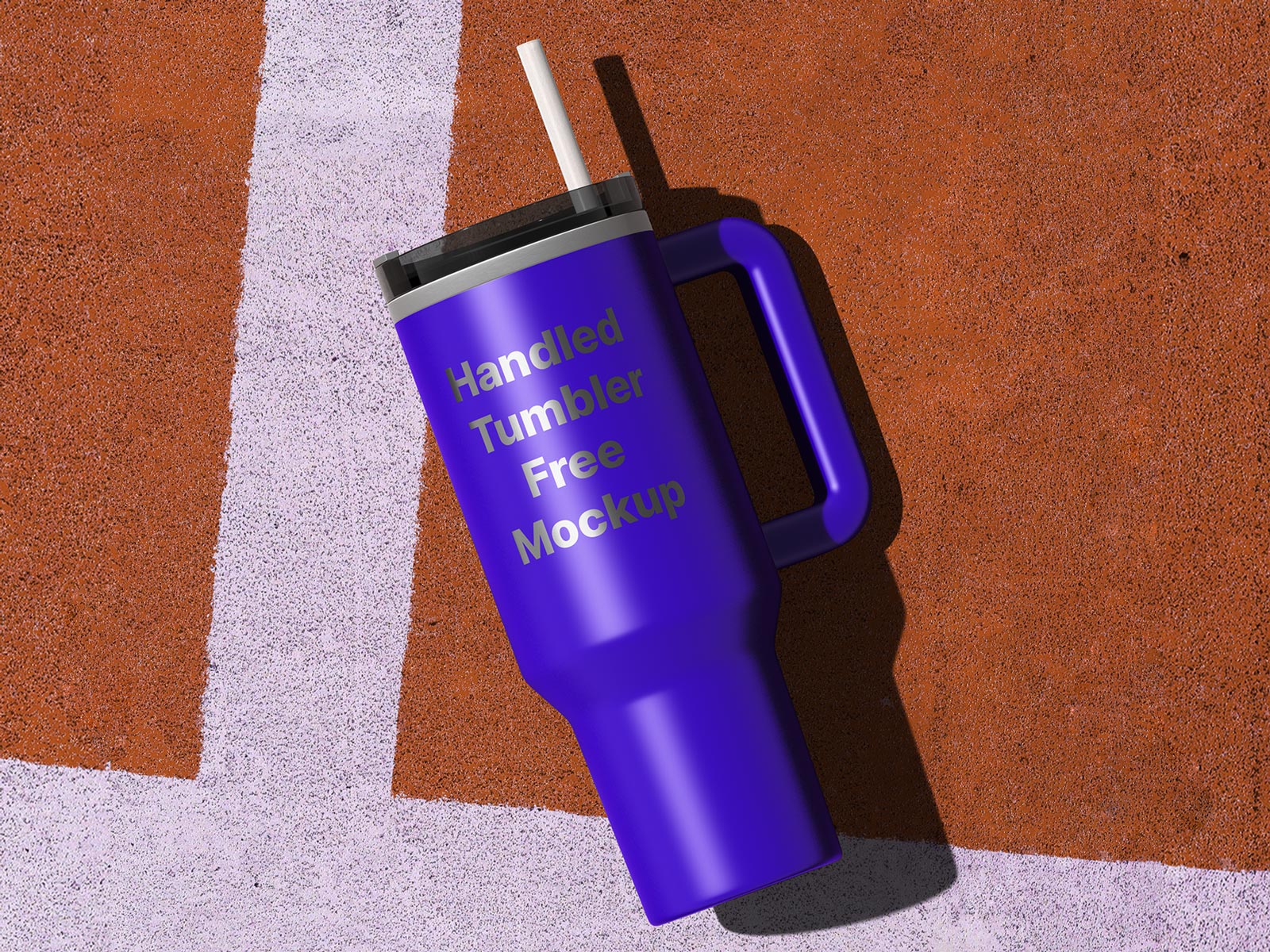 Handled Tumbler Free Mockup