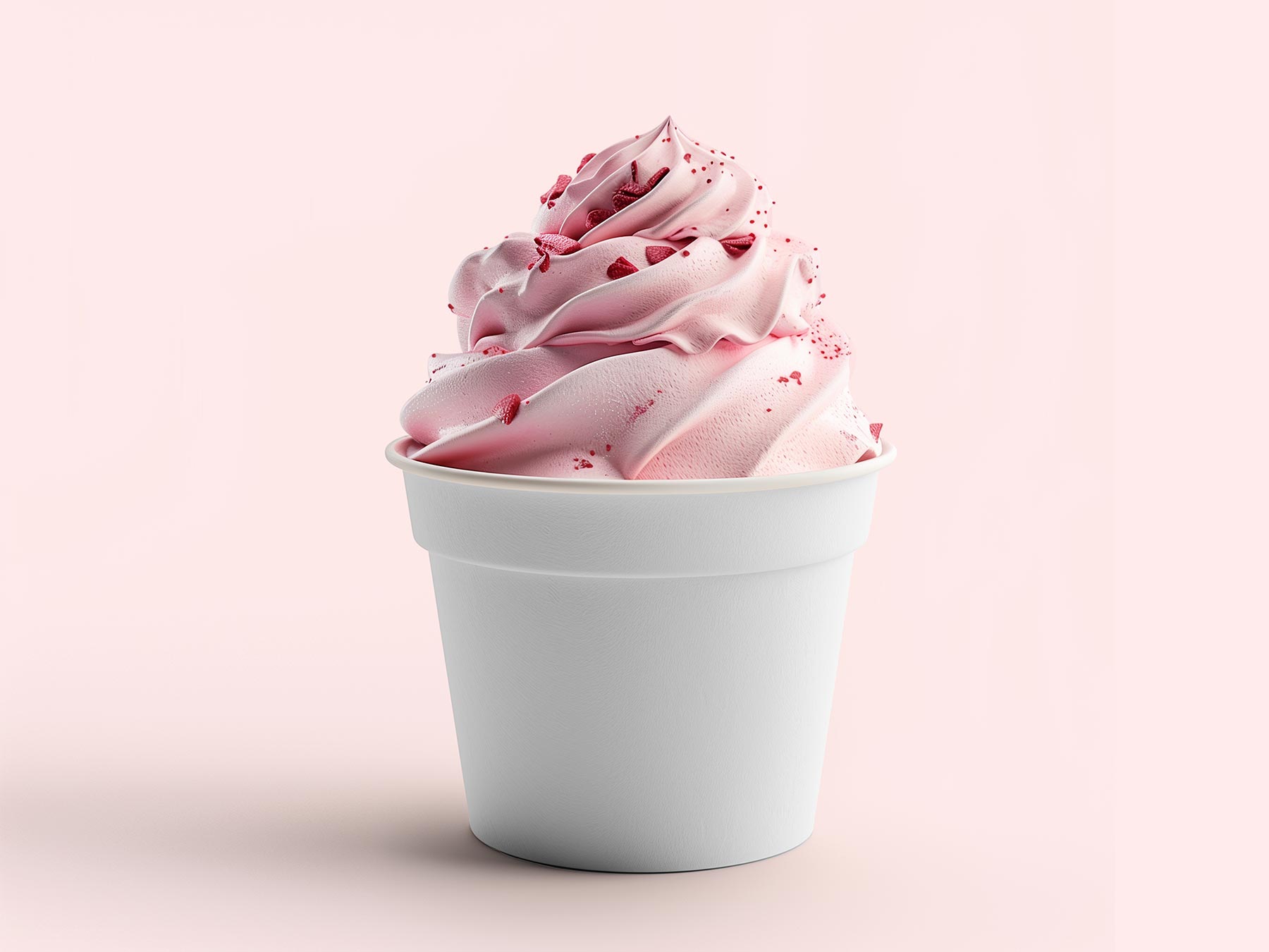 Ice Cream Paper Cup Free Mockup