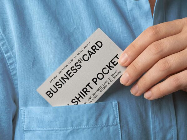 Business Card Mockup (Free PSD)