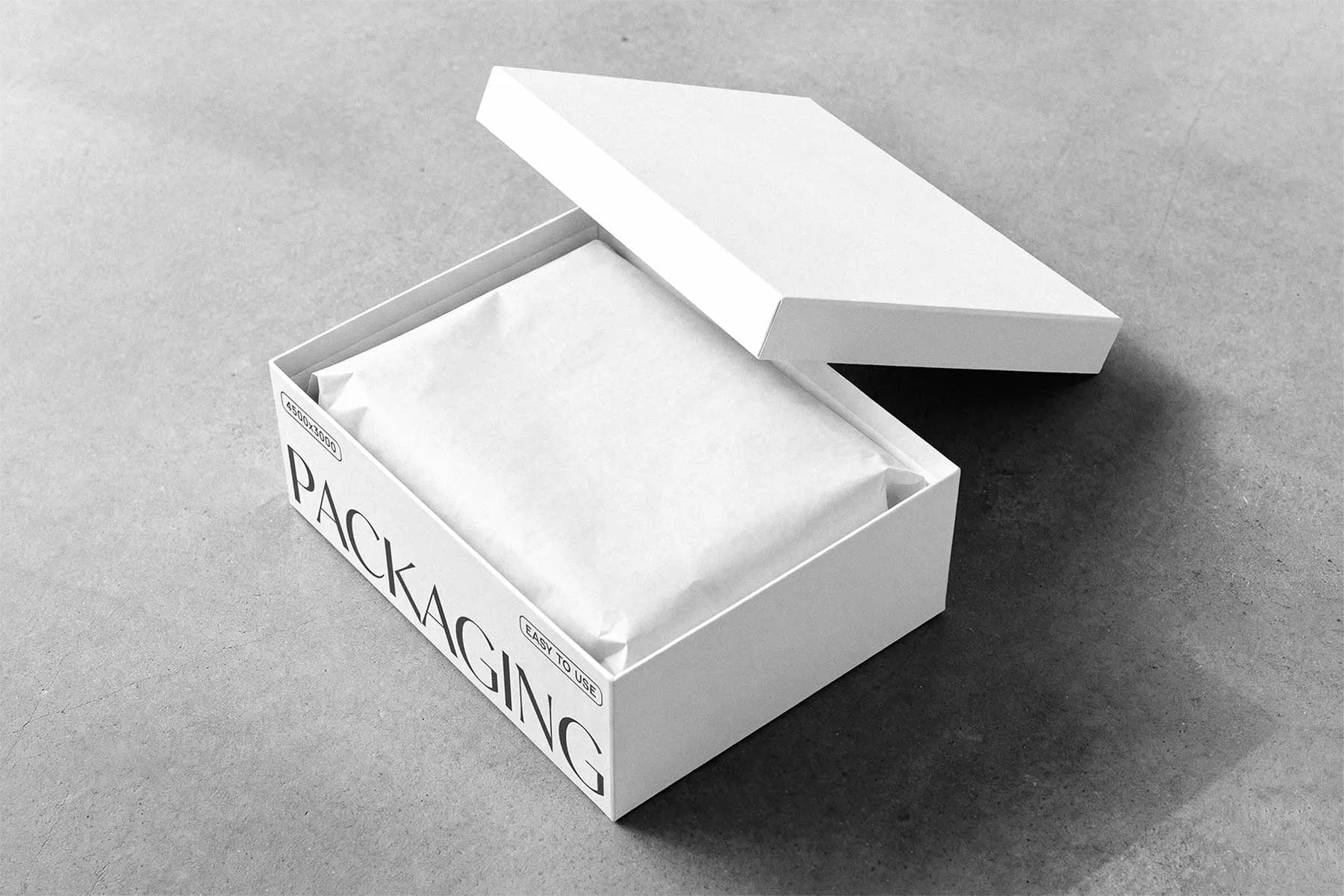 Rotating Layer Box Free Cardboard Box Mockup with Tissue Paper – Gift Box Display | The ...