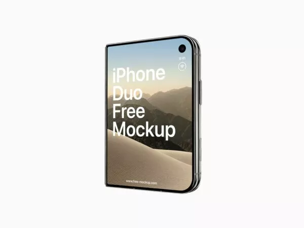 Free iPhone Duo Mockup