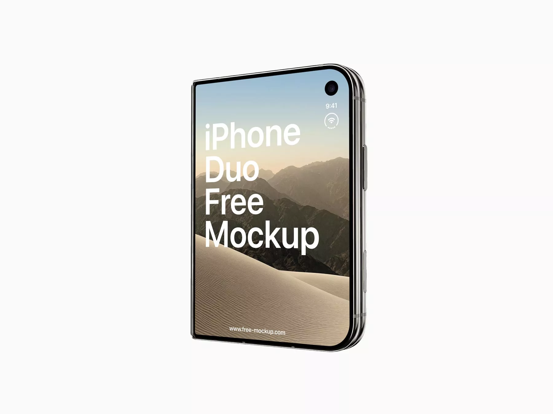 Free iPhone Duo Mockup