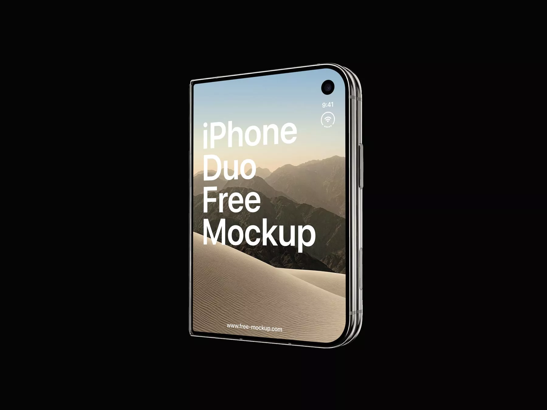 Free iPhone Duo Mockup