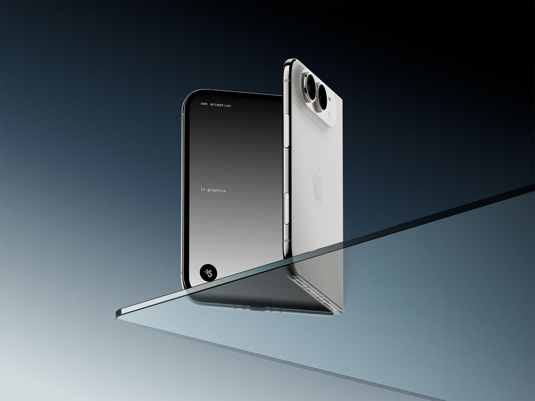 Free iPhone Duo Mockup – Mobile App UI Display