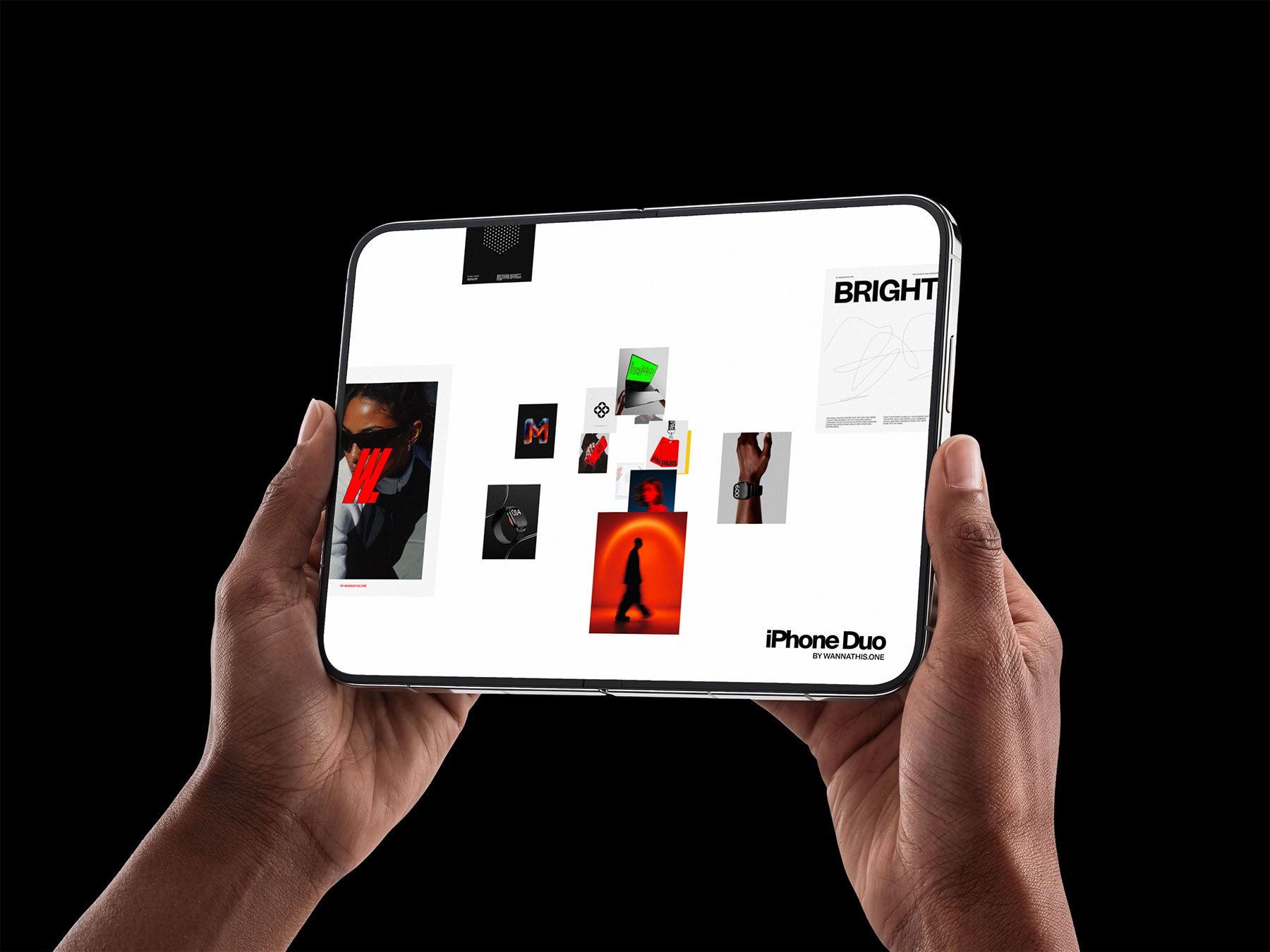 Free iPhone Duo Mockup – UI & App Display