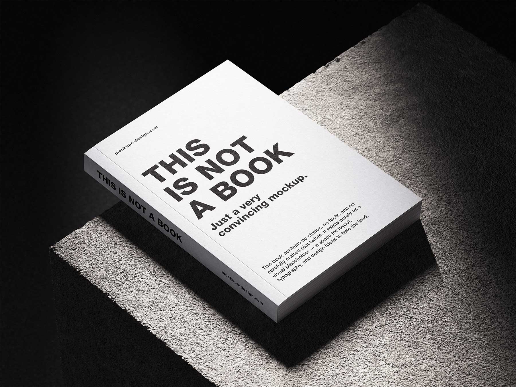 Free Paperback Book Mockup Set