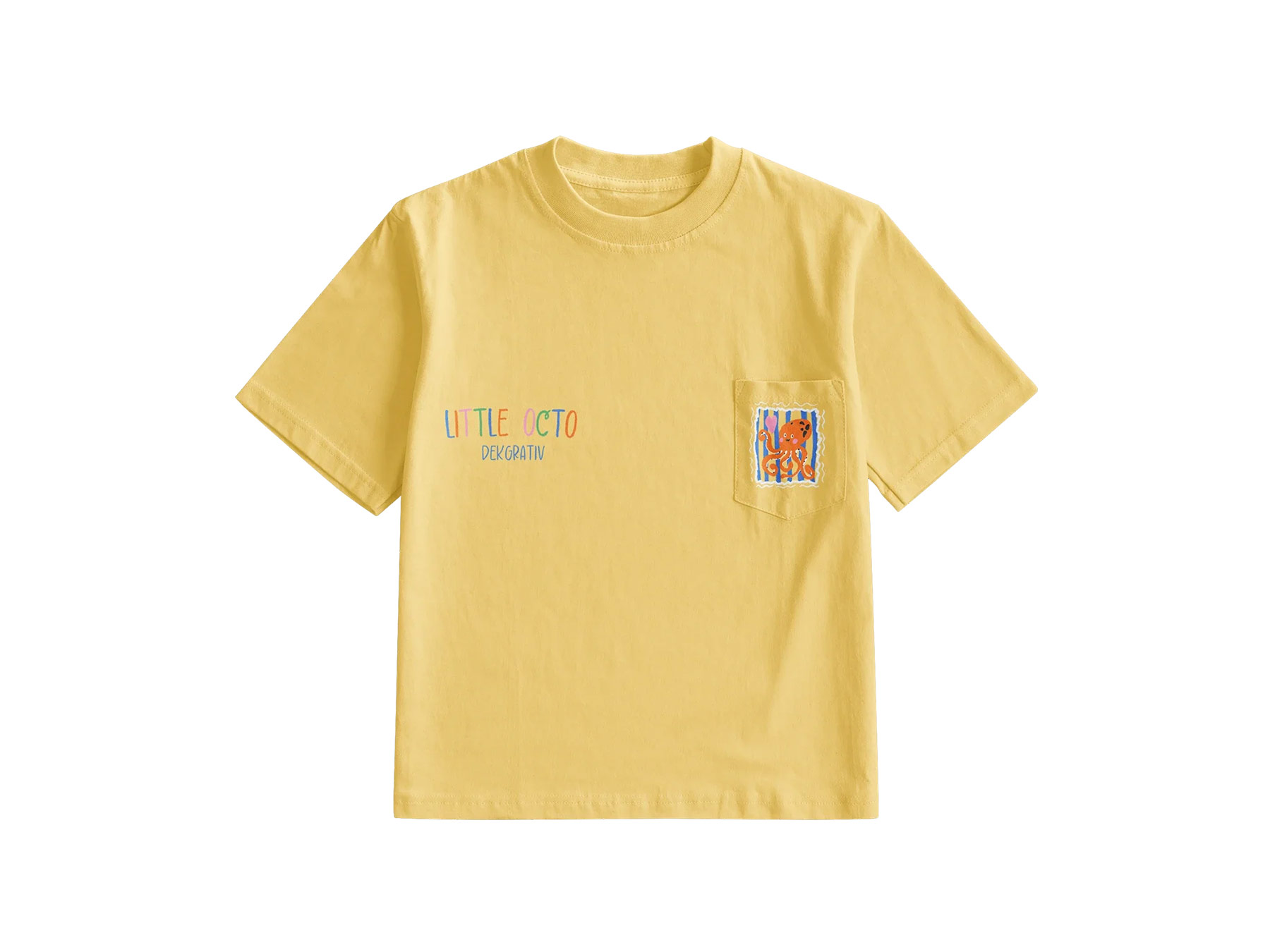 Free Pocket T-Shirt Mockup – Kids & Apparel Branding Display