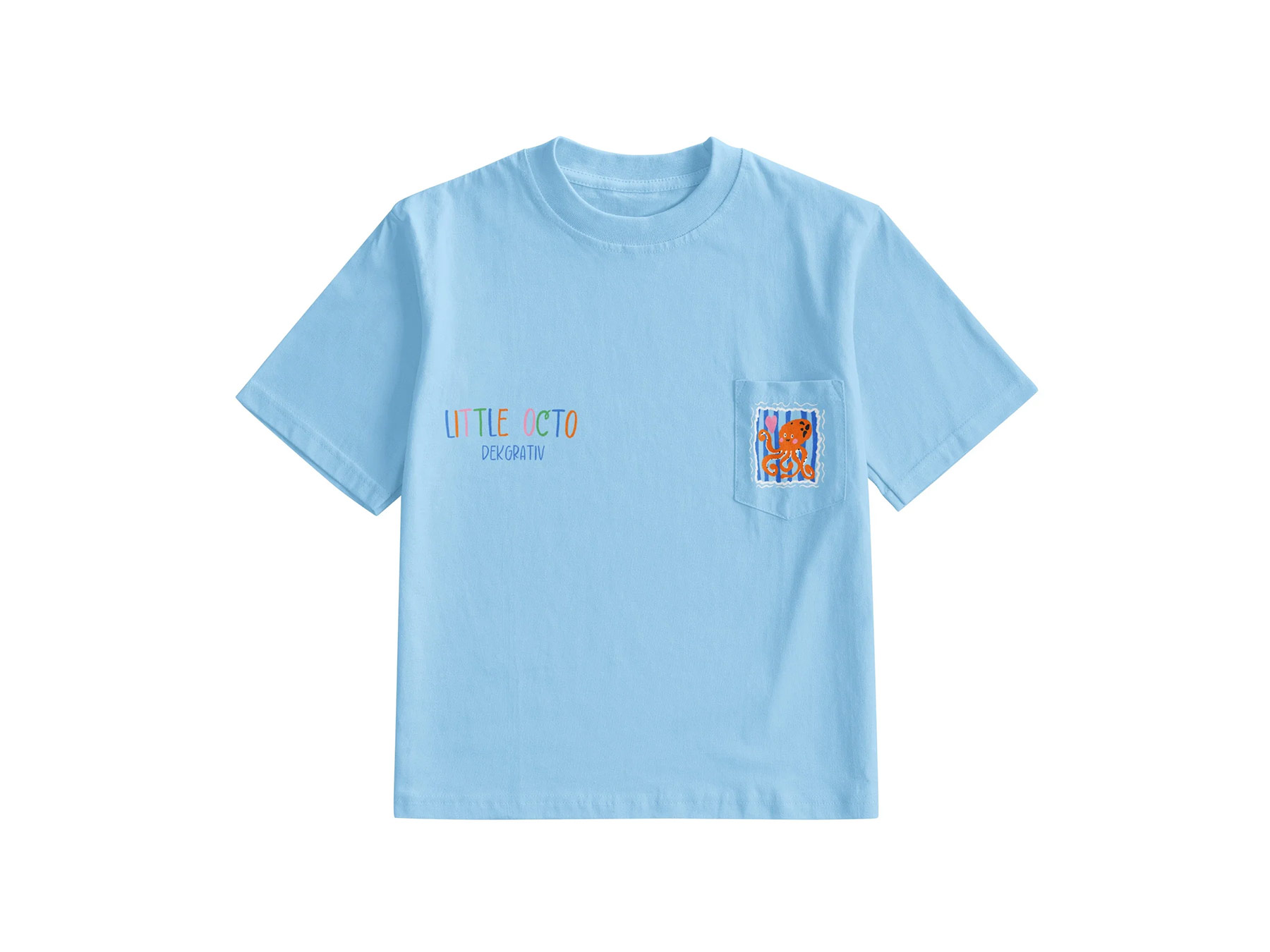 Free Pocket T-Shirt Mockup – Kids & Apparel Branding Display