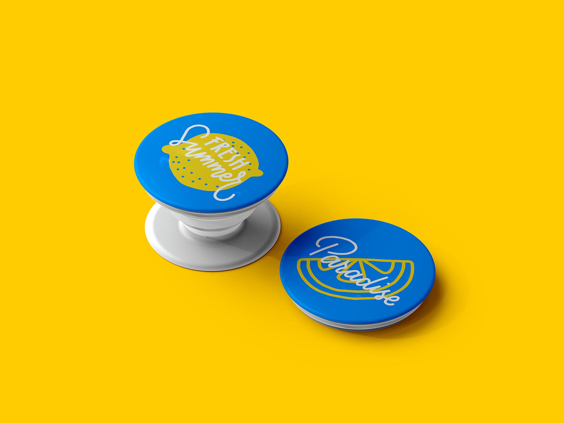 Free PopSocket Phone Grip Mockup