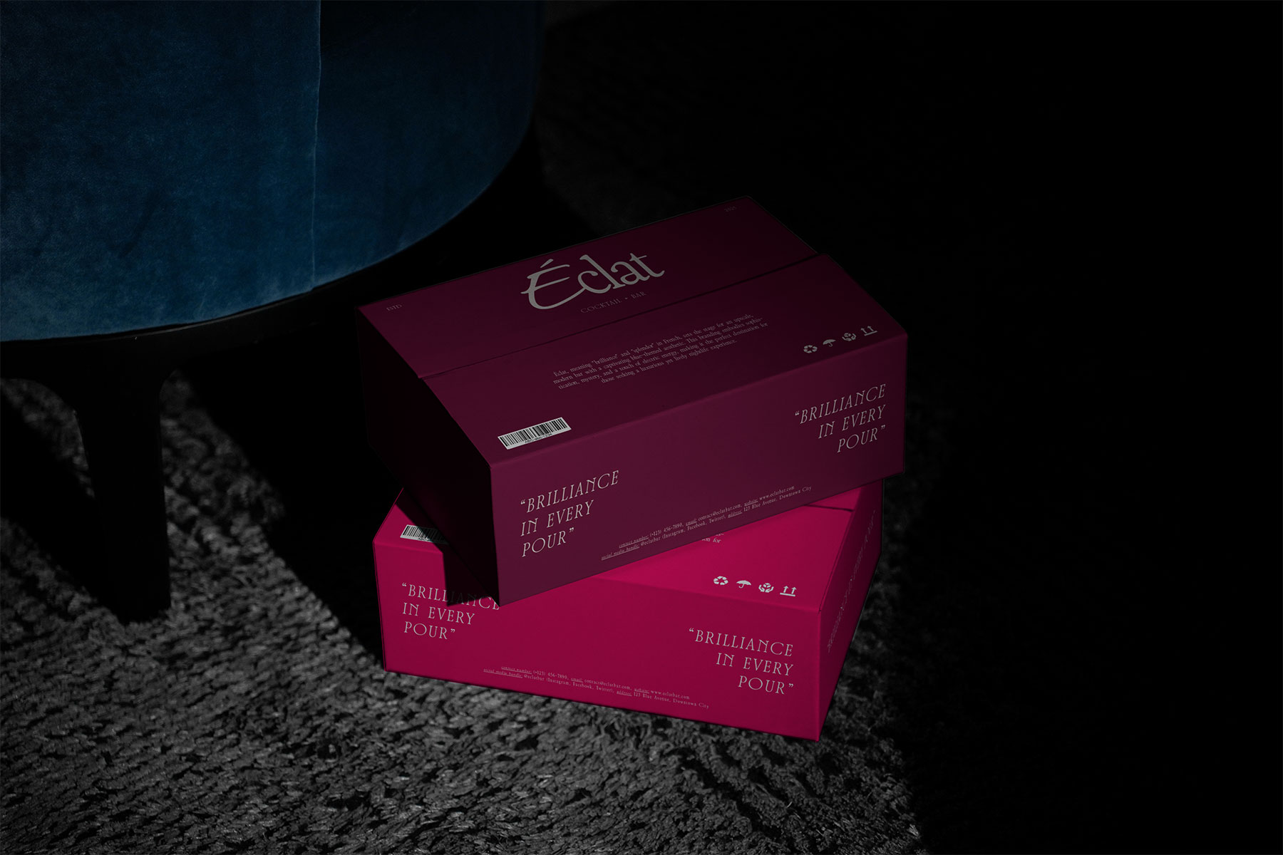 Free Stacked Packaging Boxes Mockup